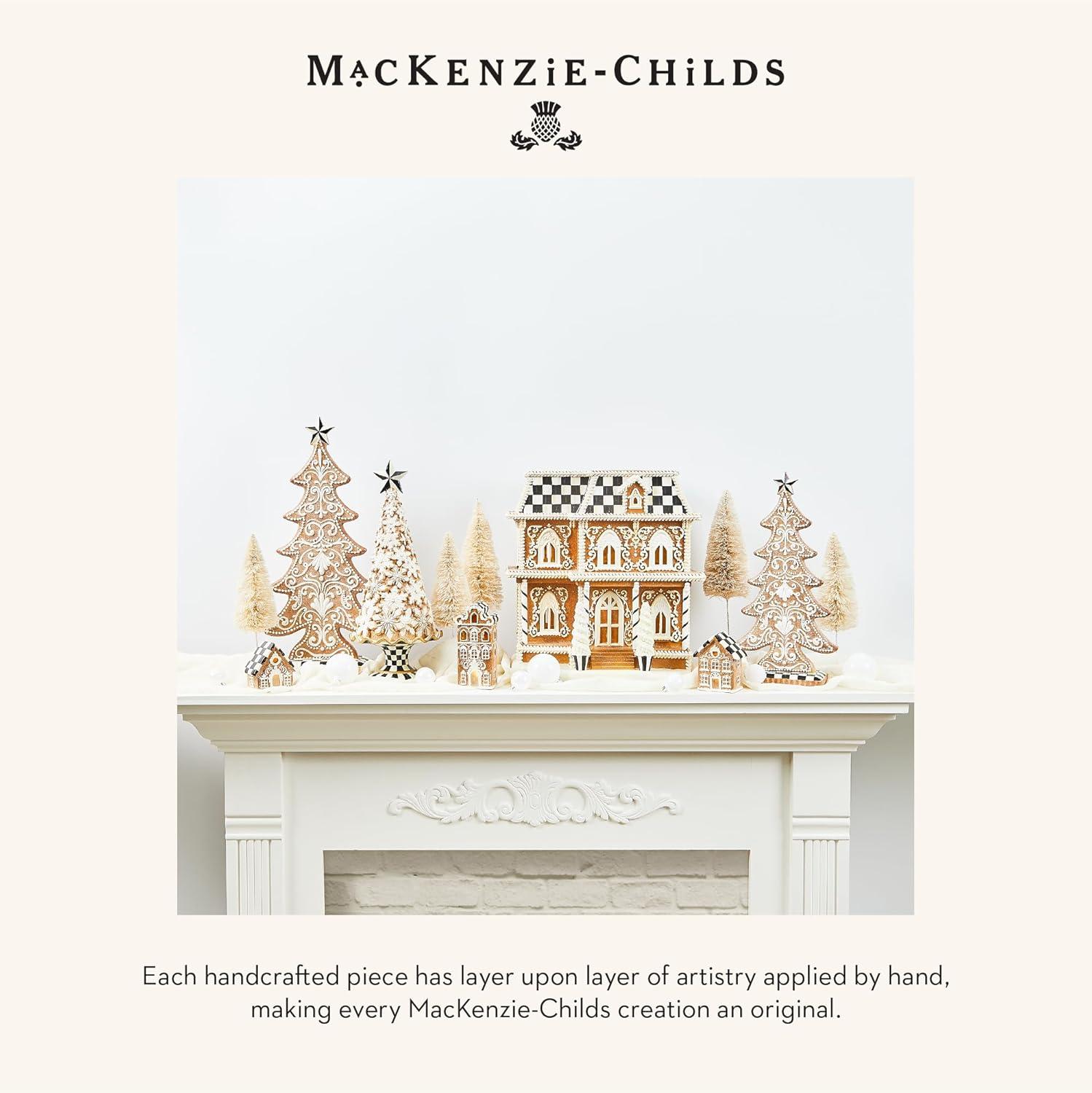 imageMACKENZIECHILDS Gingerbread Snowflake Tabletop Christmas Tree Gingerbread Christmas Tree Decor