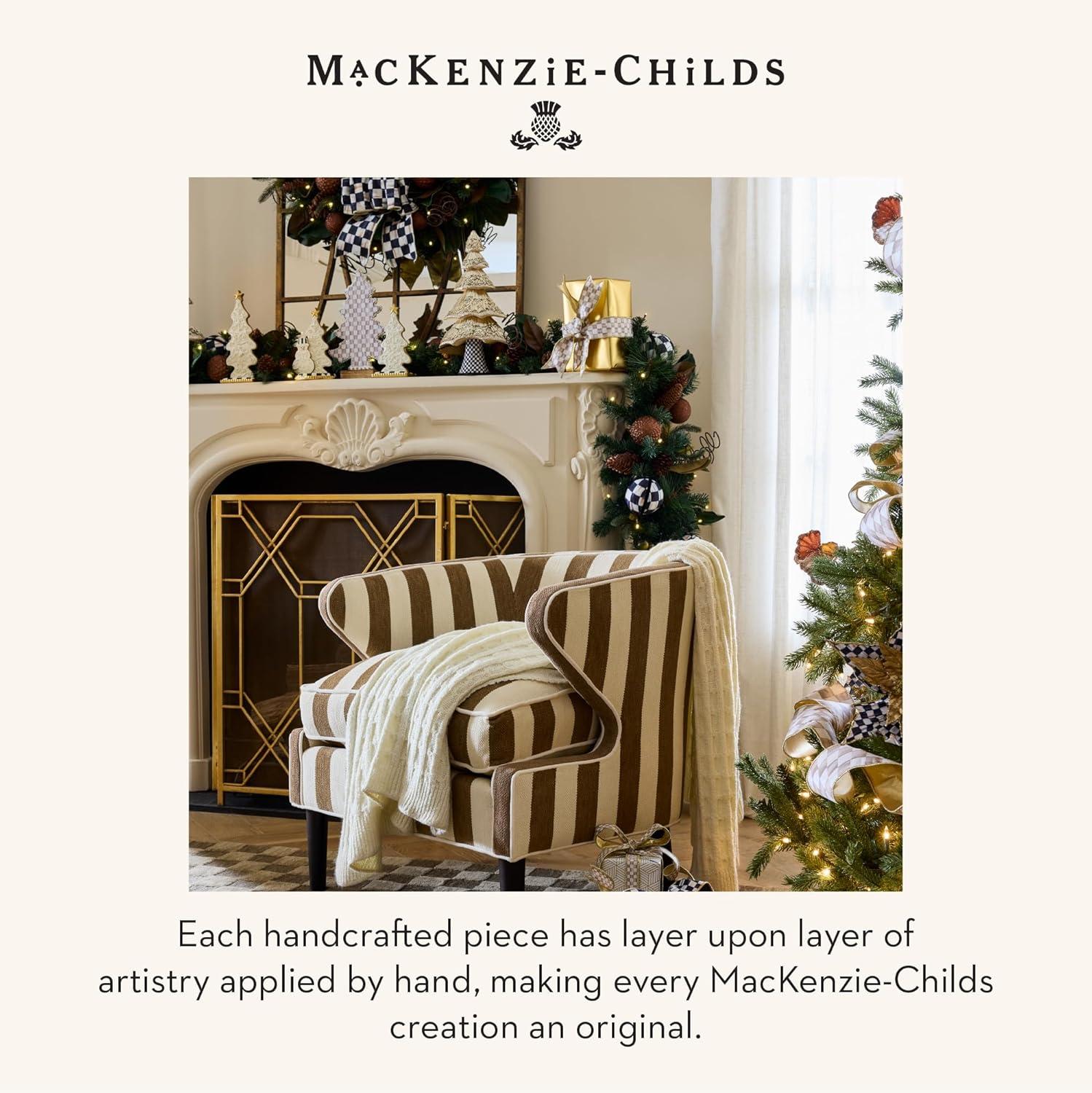 imageMACKENZIECHILDS Gingerbread Snowman Tree Resin Tabletop Christmas Decoration Small