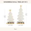 MACKENZIE-CHILDS Gingerbread Small Trees, Set of 2