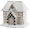 MACKENZIE-CHILDS Gingerbread Illuminated Building, Christmas-Village House Decor, Church(House)