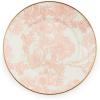 MACKENZIE-CHILDS Enamel Dinner Plate, Decorative Dinnerware Plate, 10 Inches, Set of 1, Rosy English Garden(Rosy English Garden)