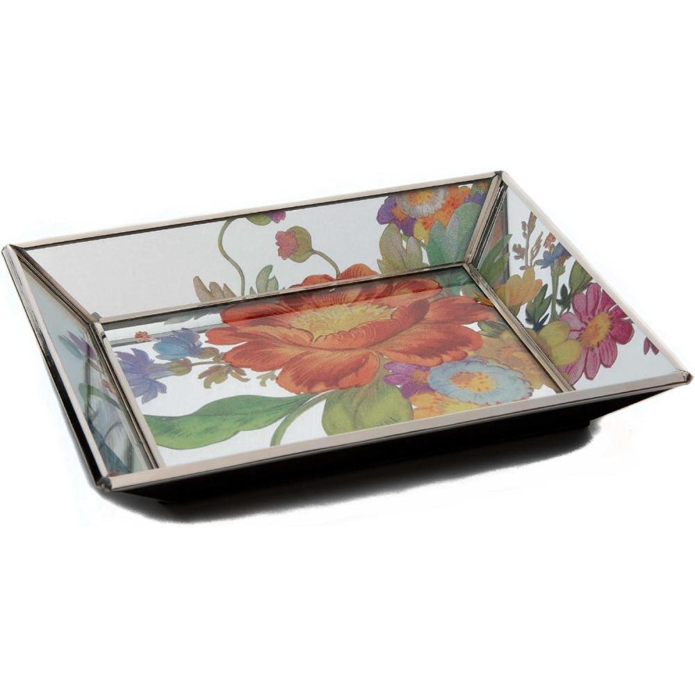 imageMACKENZIECHILDS Small Tray Decorative Tray for Bathroom Tray Decor Flower Market Reflections