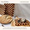 MACKENZIE-CHILDS Check Carving Board, Decorative Wooden Cutting Board, 13 Inches x 17 Inches