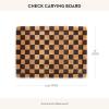 MACKENZIE-CHILDS Check Carving Board, Decorative Wooden Cutting Board, 13 Inches x 17 Inches
