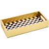 MACKENZIE-CHILDS Glass Vanity Tray, Stylish Dresser Organizer, Black-and-White Courtly Check(Courtly Check)