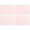 MACKENZIE-CHILDS Set of 4 Cotton Placemats, Decorative Table Mats, Navy Check(Pink Check)