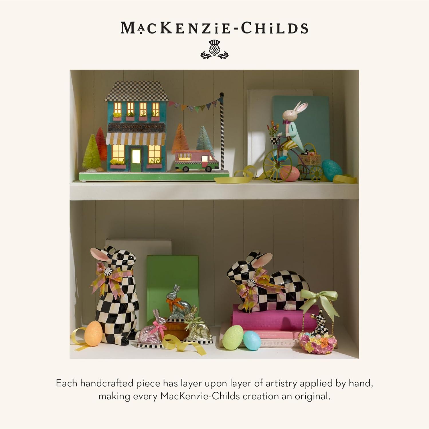 imageMACKENZIECHILDS Set of 3 Calico Spring Fairies Home and Garden Fairy Decor