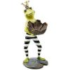 MACKENZIE-CHILDS Fergal The Frog Garden Decor, Whimsical Yard Decor, 24 Inches Tall