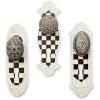 MACKENZIE-CHILDS Courtly Door Knob Hooks, Set of 3
