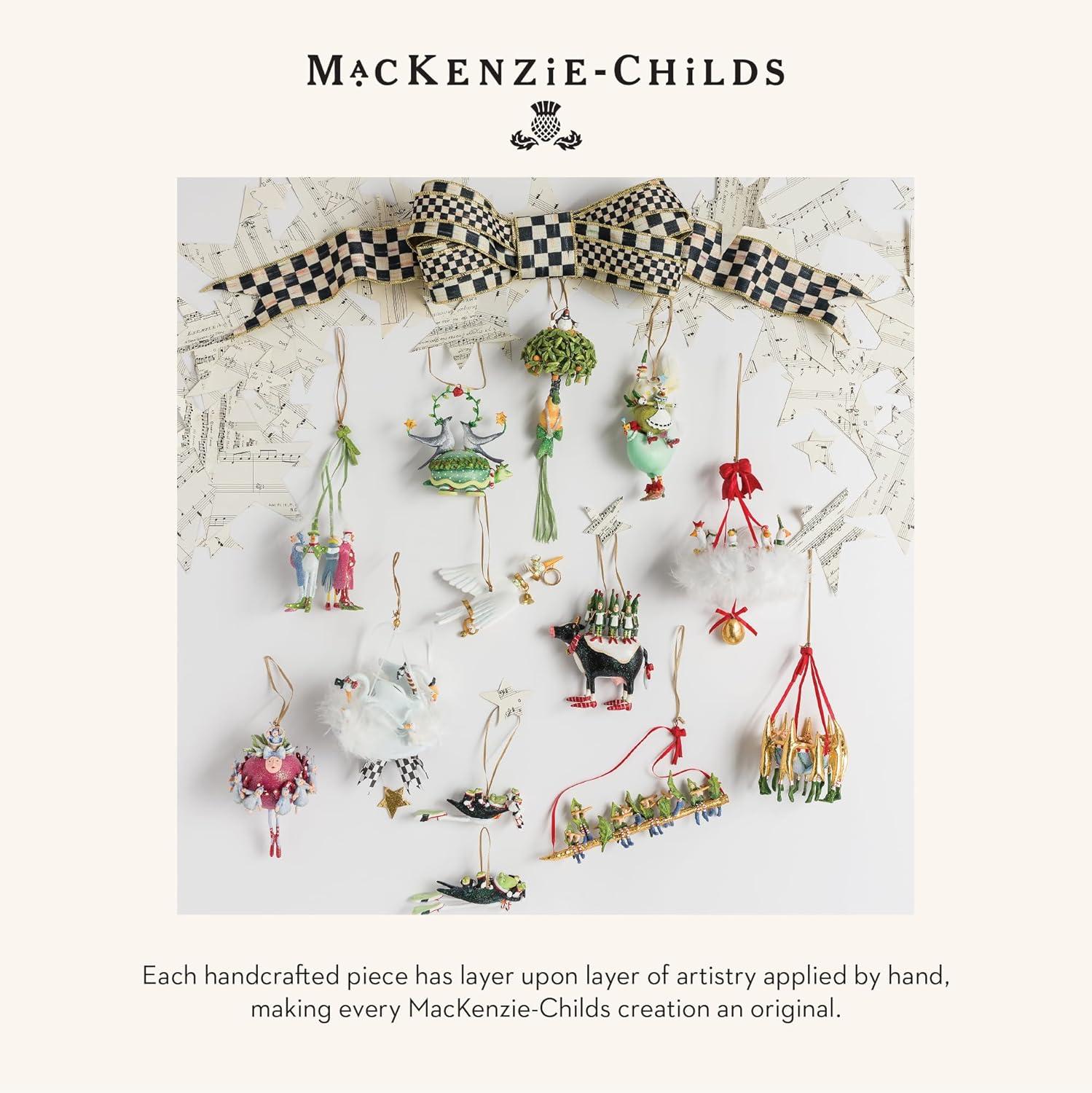 imageMACKENZIECHILDS Patience Brewster 12 Days Christmas Ornament Decorative Hanging Ornament for Christmas Tree 9 Drummers Drumming9 Drummers