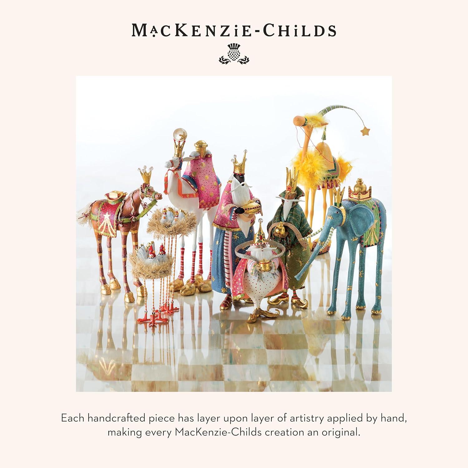 imageMACKENZIECHILDS Patience Brewster Nativity Cherub Angels Arch Set Nativity Scene Christmas Decor Set of 4 FiguresGolda The Horse