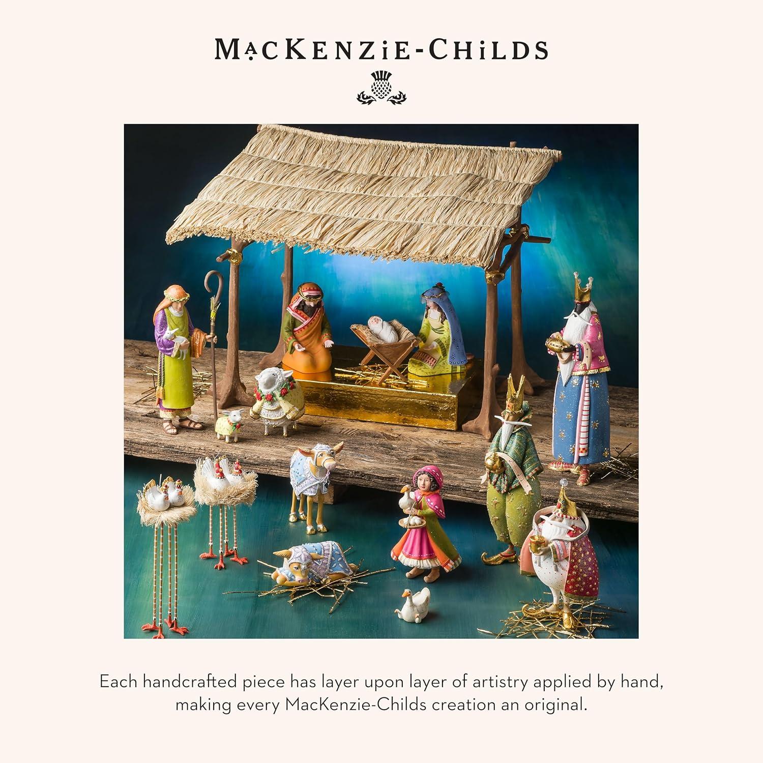 imageMACKENZIECHILDS Patience Brewster Nativity Cherub Angels Arch Set Nativity Scene Christmas Decor Set of 4 FiguresShelter