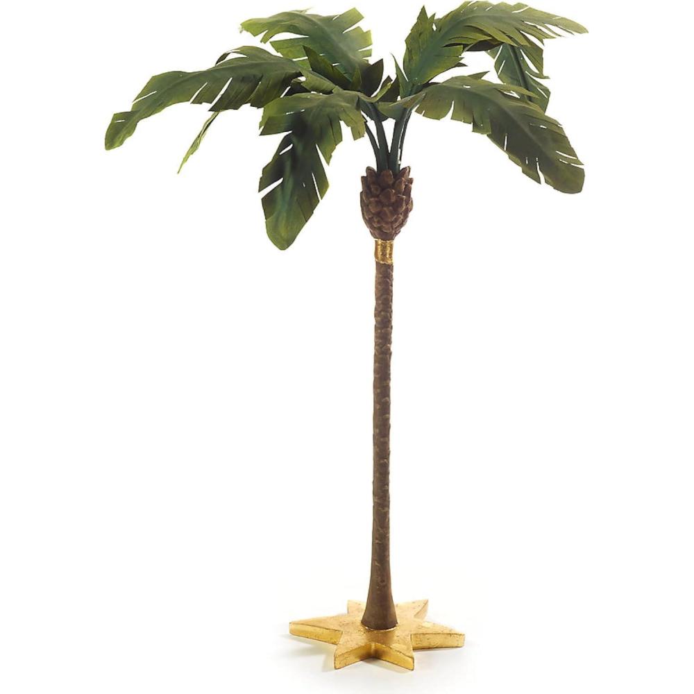 imageMACKENZIECHILDS Patience Brewster Nativity Cherub Angels Arch Set Nativity Scene Christmas Decor Set of 4 FiguresPalm Tree