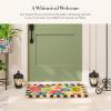 MACKENZIE-CHILDS Entrance Mat, Decorative Outdoor Front Door Mat, Coir Door Mat, Always Flowers(Always Flowers)