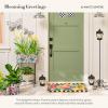 MACKENZIE-CHILDS Entrance Mat, Decorative Outdoor Front Door Mat, Coir Door Mat, Always Flowers(Always Flowers)