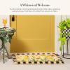 MACKENZIE-CHILDS Entrance Mat, Decorative Outdoor Front Door Mat, Coir Door Mat, Always Flowers(Everything is Coming Up Daisies)
