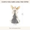 MACKENZIE-CHILDS Courtly Noel Fabric Angel Tree Topper