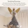 MACKENZIE-CHILDS Courtly Noel Fabric Angel Tree Topper