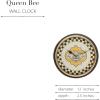 MACKENZIE-CHILDS Wall Clock, Decorative Clock for Home or Office, Queen Bee