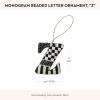 MACKENZIE-CHILDS Monogram Beaded Letter Ornament, Hanging Christmas Tree Ornament, D(Z)