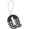 MACKENZIE-CHILDS Monogram Beaded Letter Ornament, Hanging Christmas Tree Ornament, D(Q)