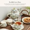 MACKENZIE-CHILDS 4-Cup Enamel Teapot, Cute Small Teapot with Lid, Gray-and-White Sterling Check