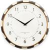 MACKENZIE-CHILDS Wall Clock, Decorative Clock for Kitchen and Living Room, Black-and-White Courtly Check(Courtly Check)