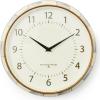 MACKENZIE-CHILDS Wall Clock, Decorative Clock for Kitchen and Living Room, Black-and-White Courtly Check(Sterling Check)
