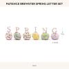 MACKENZIE-CHILDS Patience Brewster “Spring” Letter Set, Easter Home Decor