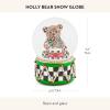 MACKENZIE CHILDS Snow Globe, Christmas Decor for Living Room, Holly Bear(Holly Bear)