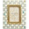 MACKENZIE-CHILDS Decorative Picture Frame, 4″ x 6″, Gray-and-White Sterling Check