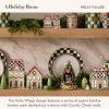 MACKENZIE-CHILDS Ceramic Salt and Pepper Shaker Set, Salt and Pepper Holders, Holly Village