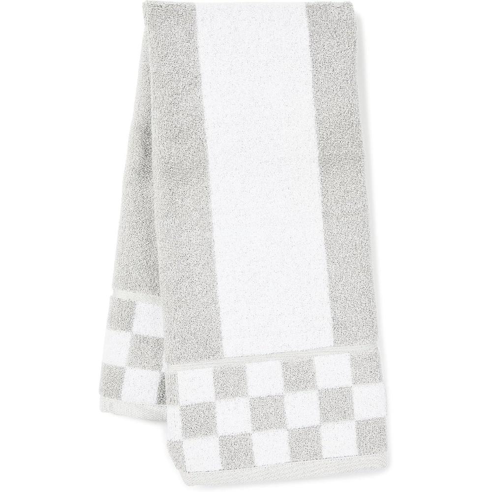 image:imageMACKENZIECHILDS Hand Towel Cute Decorative Hand Towel for Bathroom and Kitchen Rainbow Micro CheckSterling Stripe