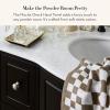 MACKENZIE-CHILDS Hand Towel, Cute Decorative Hand Towel for Bathroom and Kitchen, Rainbow Micro Check(Mocha Check)