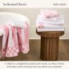MACKENZIE-CHILDS Hand Towel, Cute Decorative Hand Towel for Bathroom and Kitchen, Rainbow Micro Check(Rosy Check)