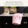 MACKENZIE-CHILDS Hand Towel, Cute Decorative Hand Towel for Bathroom and Kitchen, Rainbow Micro Check(Rosy Check)