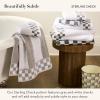 MACKENZIE-CHILDS Hand Towel, Cute Decorative Hand Towel for Bathroom and Kitchen, Rainbow Micro Check(Sterling Check)