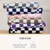 MACKENZIE-CHILDS Hand Towel, Cute Decorative Hand Towel for Bathroom and Kitchen, Rainbow Micro Check(Sterling Check)