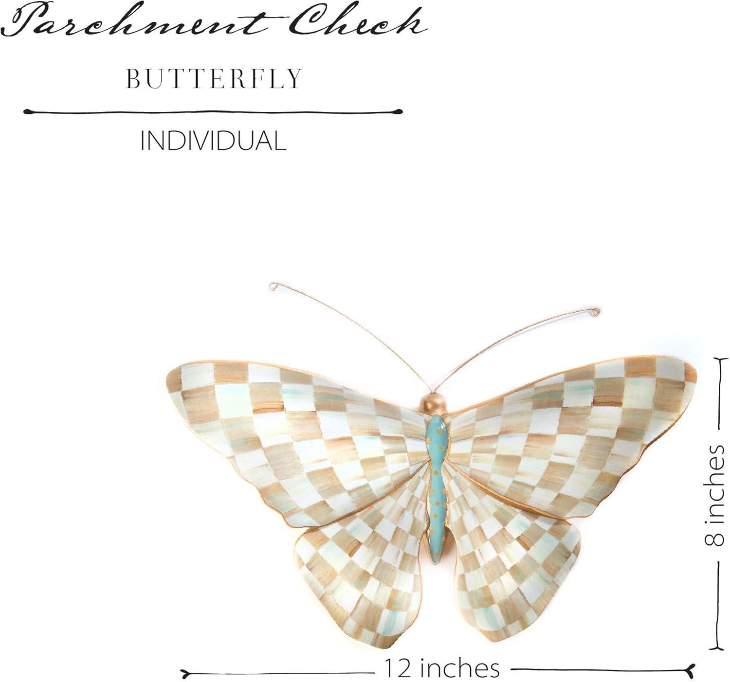 image:imageMACKENZIECHILDS Parchment Check Butterfly Wall Decoration Hanging Butterfly Decorations