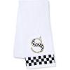 MACKENZIE-CHILDS Monogram Cotton Hand Towel, Cute Black-and-White Decorative Monogrammed Hand Towel for Bathroom or Kitchen, T(S)