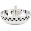 MACKENZIE-CHILDS Trinket Dish, Decorative Bowl and Ring Holder for Storage and Display, Black-and-White Celebrate