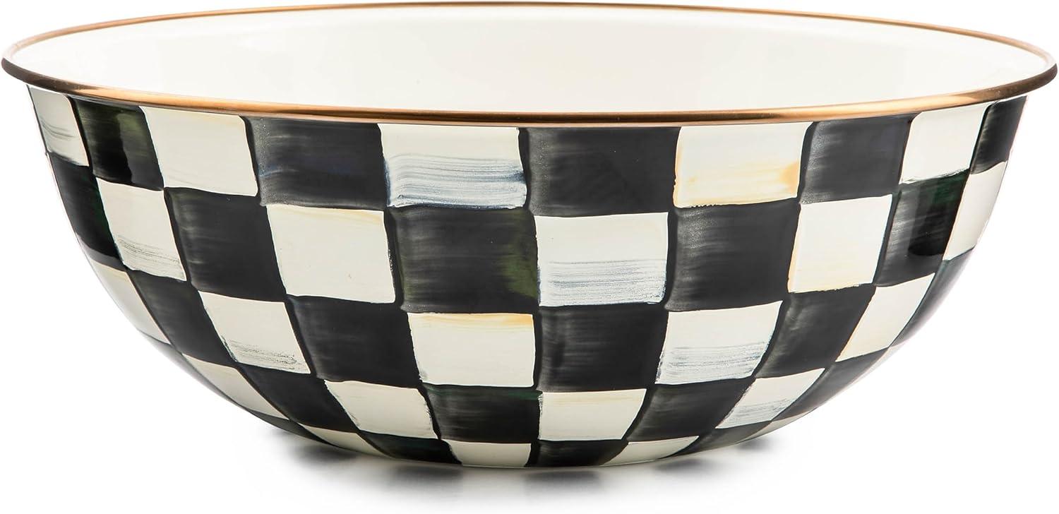 image:imageMACKENZIECHILDS Everyday Bowl Serving Bowl for Entertaining Small PurpleandWhite Violet CheckCourtly Check