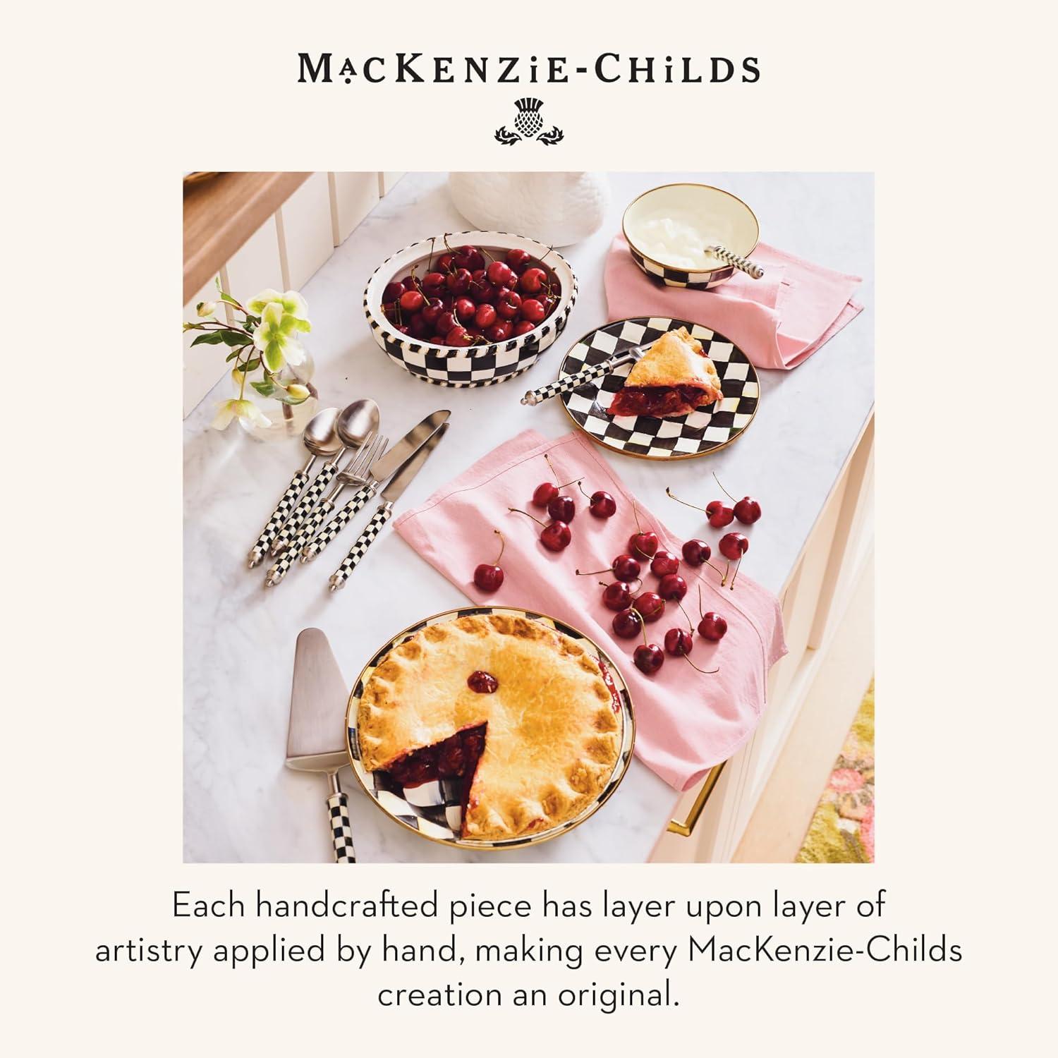 image:imageMACKENZIECHILDS Everyday Bowl Serving Bowl for Entertaining Small PurpleandWhite Violet CheckCourtly Check
