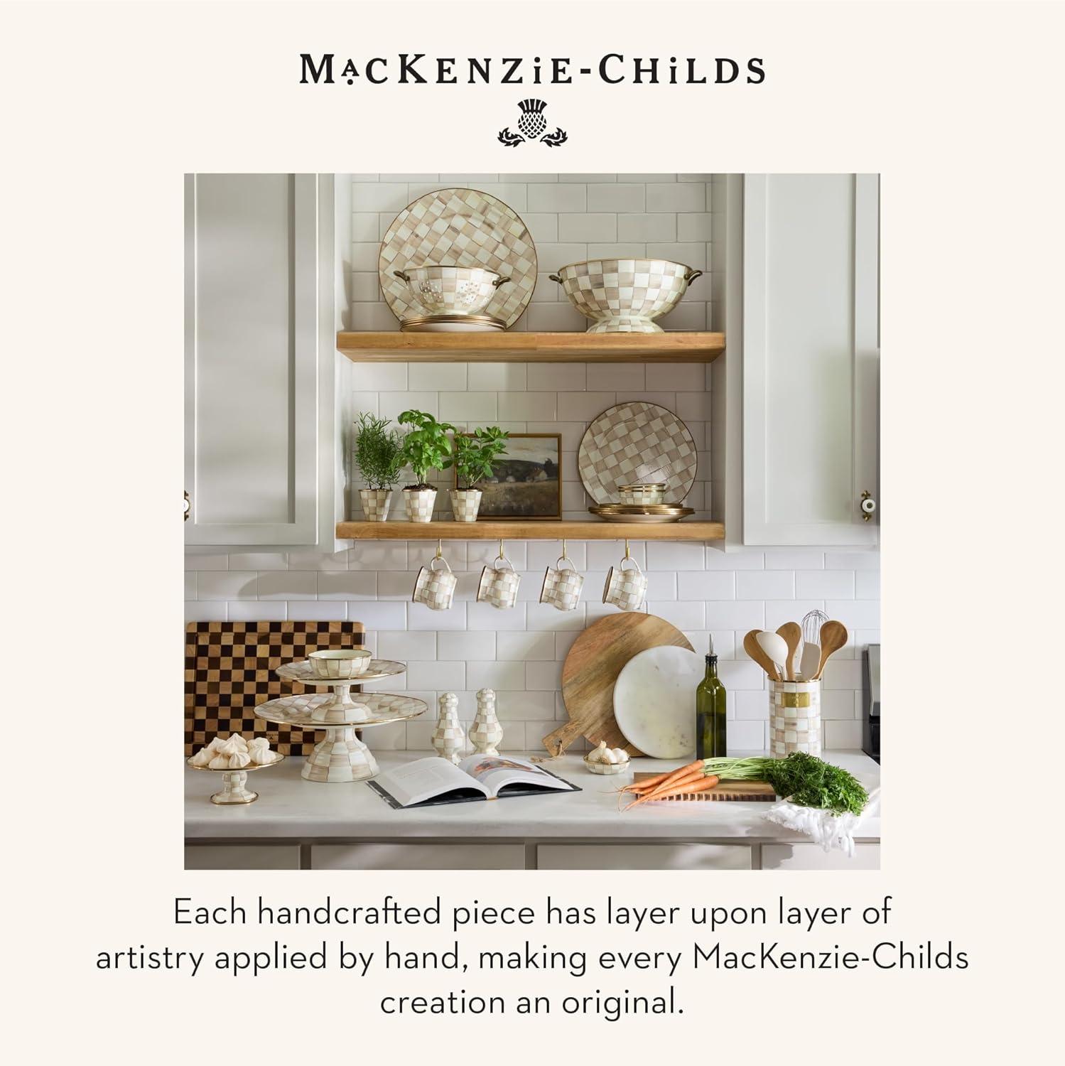 image:imageMACKENZIECHILDS Everyday Bowl Serving Bowl for Entertaining Small PurpleandWhite Violet CheckMocha Check