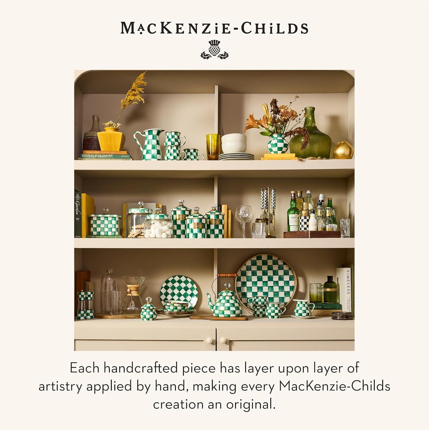 image:imageMACKENZIECHILDS Set of 2 Tempered Glass Cutting Boards Countertop Cutting Boards PurpleandWhite Violet CheckEmerald Check