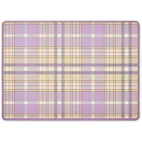 image:imageMACKENZIECHILDS Set of 4 CorkBack Placemats HardFinish Table Mats Violet CheckLavender Tartan
