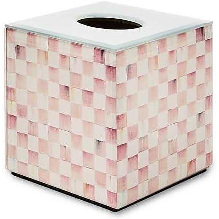 image:imageMACKENZIECHILDS Violet Check Glass Boutique Tissue CoverRosy Check