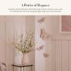 MACKENZIE-CHILDS Butterfly, Hanging Butterfly Wall Decor, Purple-and-White Violet Check(Rosy Check)