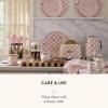MACKENZIE-CHILDS Violet Check Cork Back Coasters, Set of 4(Rosy Check)