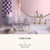 MACKENZIE-CHILDS Violet Check Glass Boutique Tissue Cover(Violet Check)